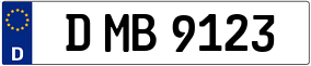Truck License Plate